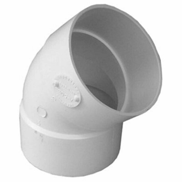 Cool Kitchen 3 in. PVC Sewer Elbow 0.125 Bend CO2815164